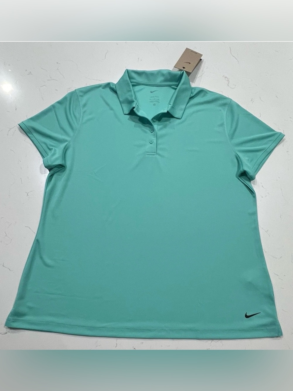 XL Womens NIKE Dri-Fit Polo Shirt Top Golf Tennis Fitness Victory DH2309-369 NWT